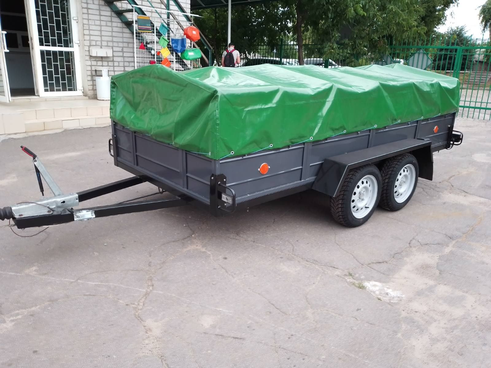 Прицеп причеп причіп двохвісний 3600*1600 гальмівний до 3.5 т Завод