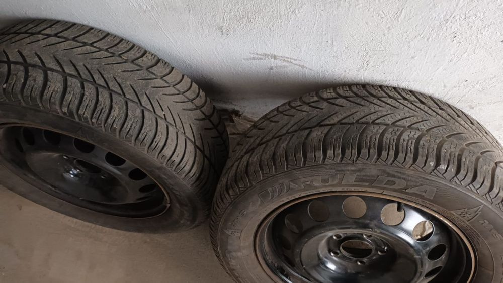 Opony zimowe i felgi Citroen Peugeot  5x108 6,5J ET47 R16 4szt.