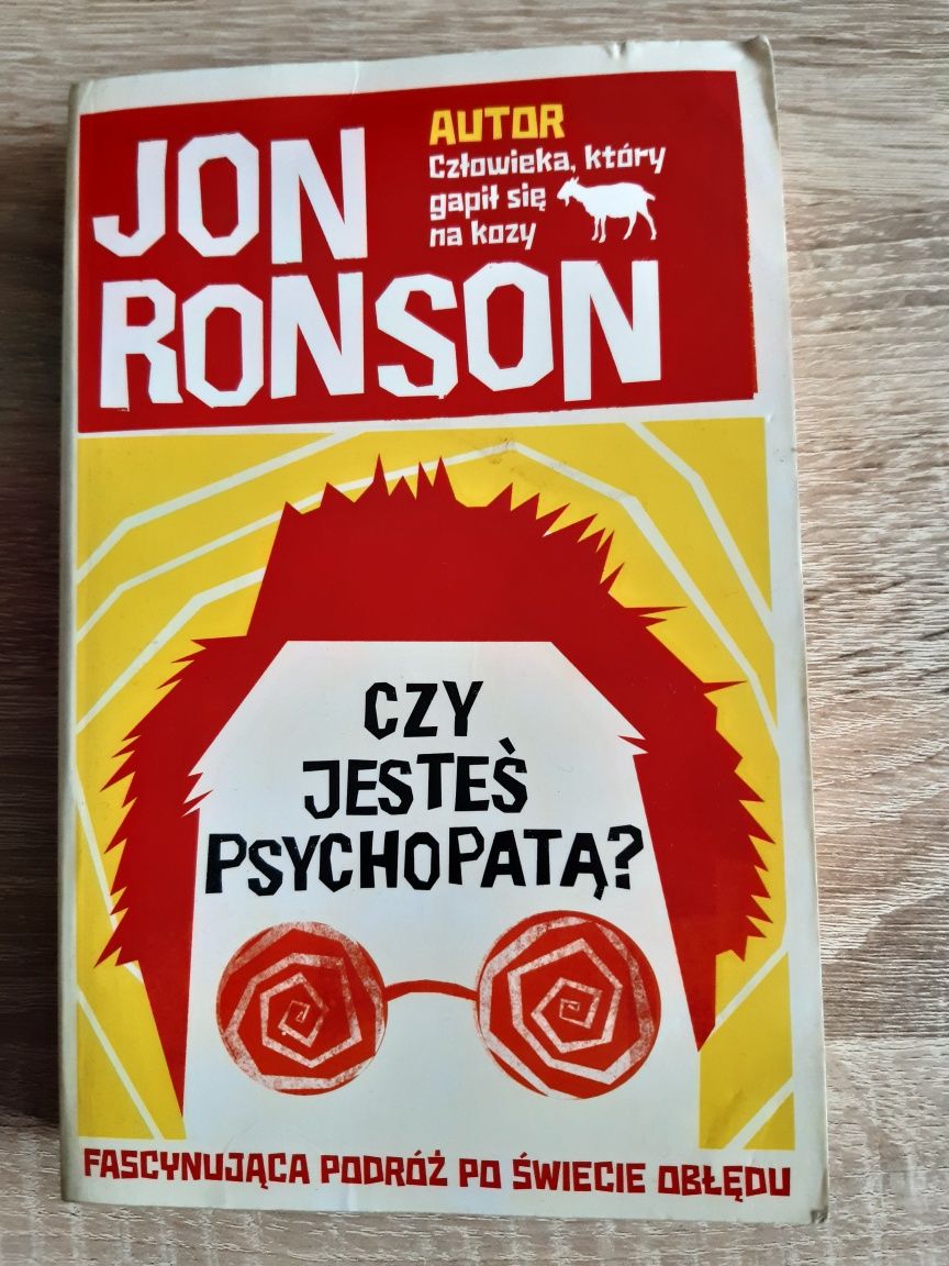 Książka Czy jesteś psychopatą? Jon Ronson