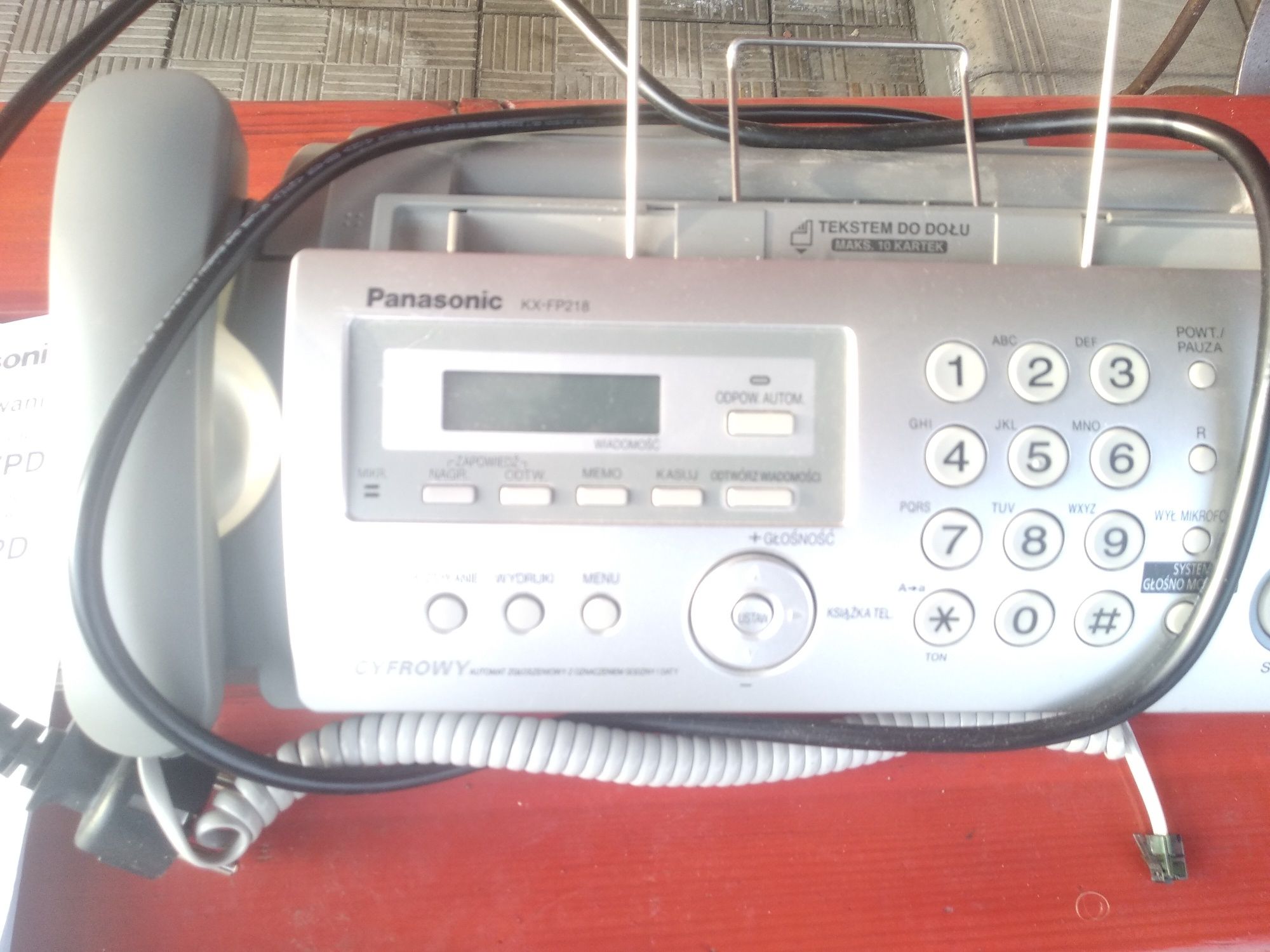 Факс телефон Panasonic KX-FP207
