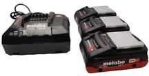 Zestaw Metabo 3X Akumulator LiHD 18V 4Ah +Ładowarka Asc 55 METABO
