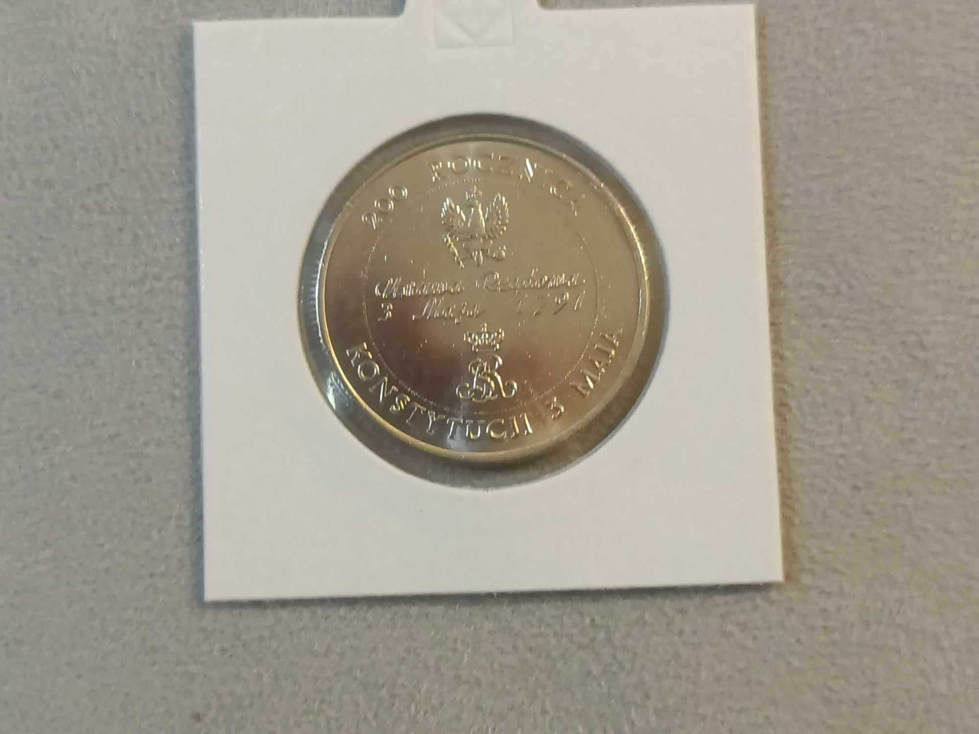 Moneta kolekcjonerska 10000zł z 1991r. 200 rocznica konstytucji 3 maja