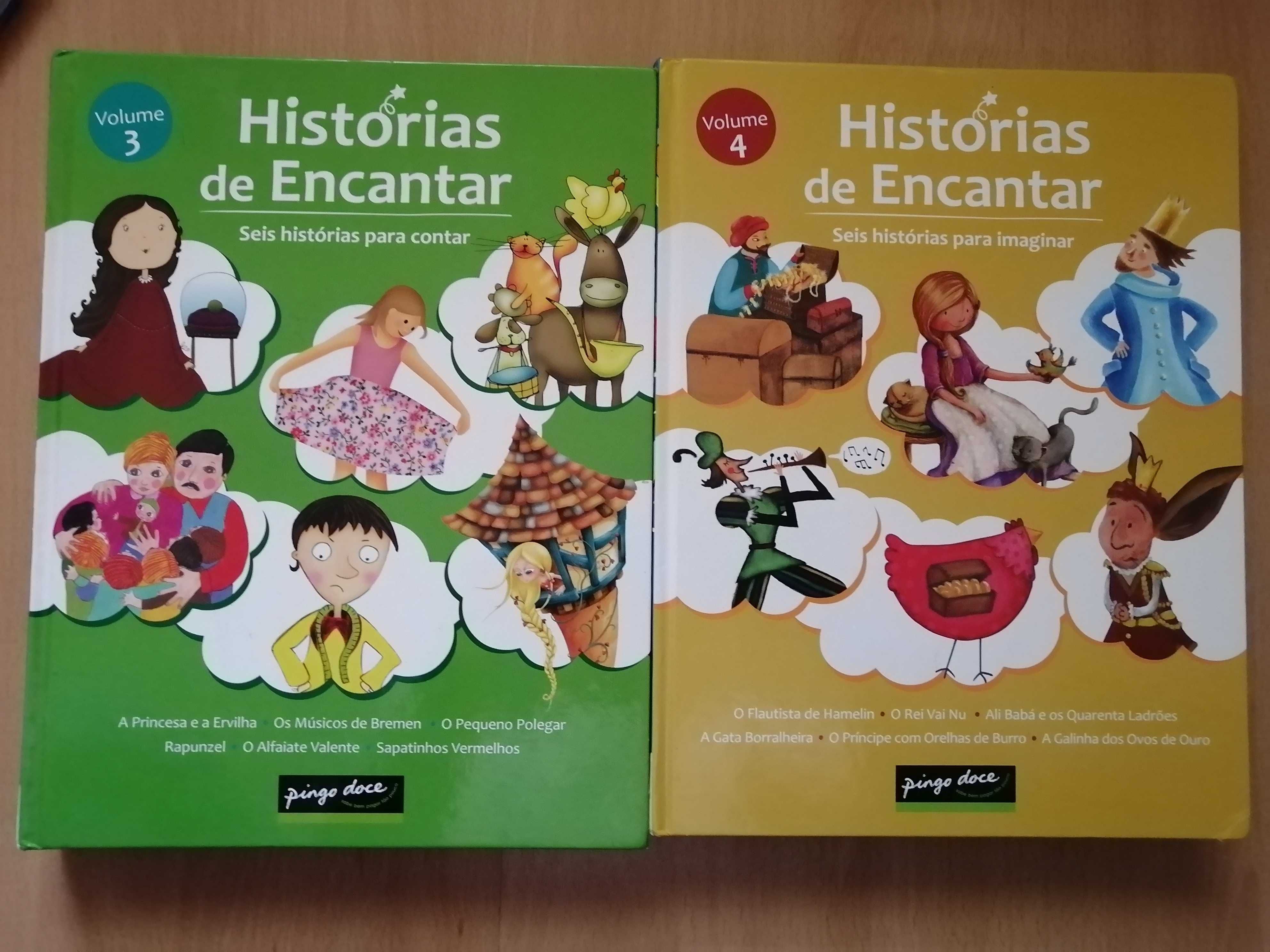 Livros Histórias de Encantar 3 e 4 do Pingo Doce