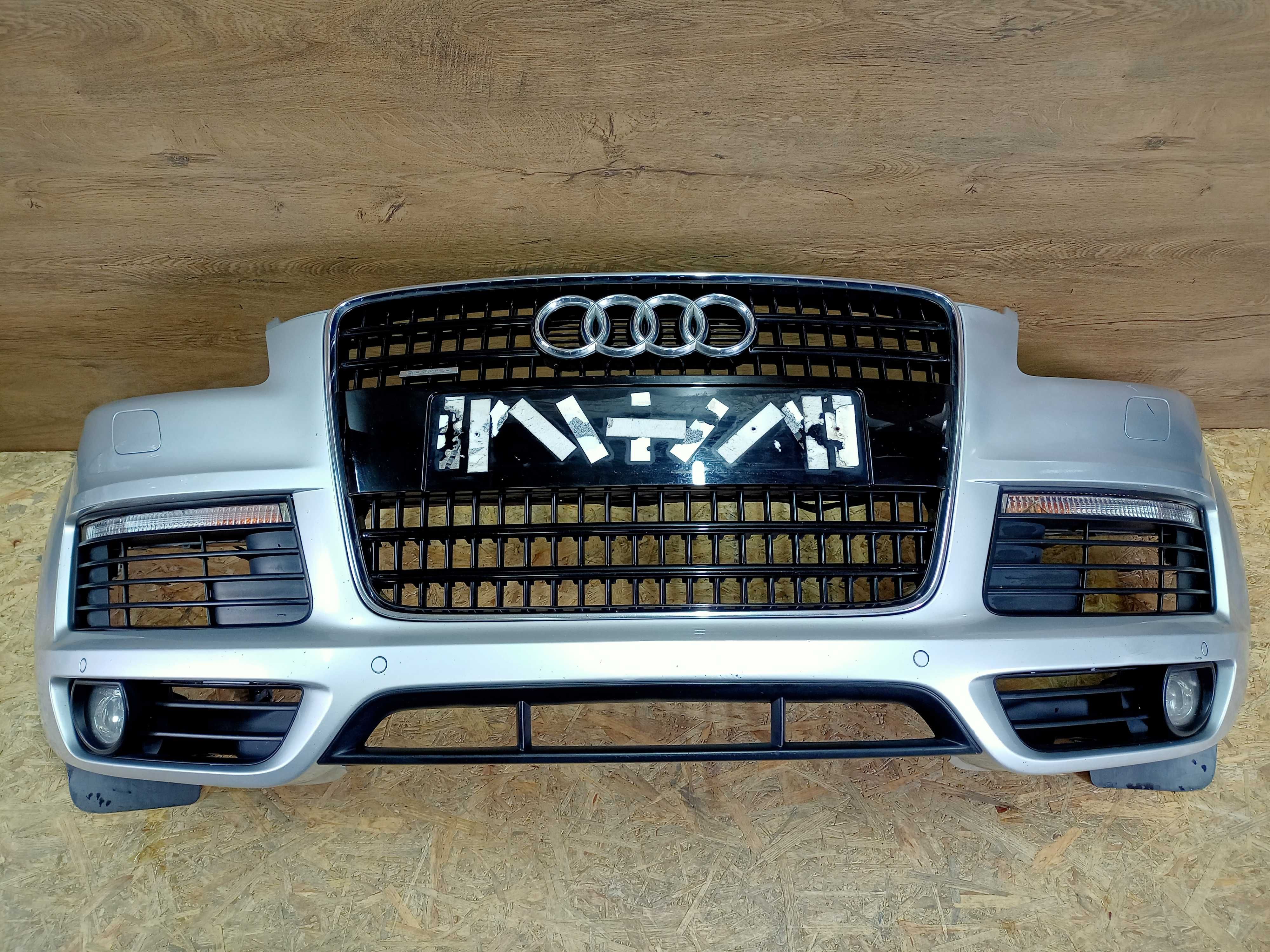 Audi Q7 4L S-line zderzak przód przedni kolor LA7W 4xPDC spryskiwacze