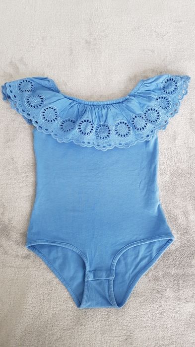 Niebieskie body Zara r. 128 sran bdb
