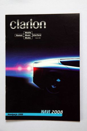 clarion 2008 katalog prospekt