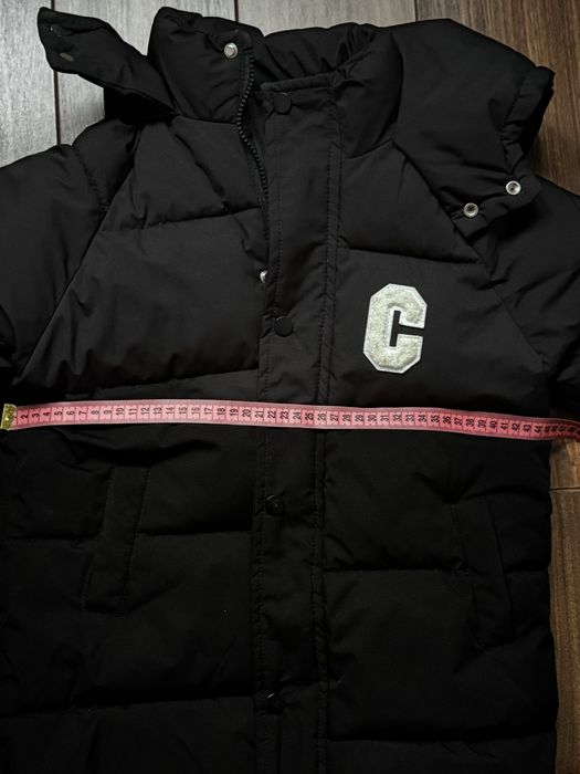 Зимова подовжена куртка пуховик унісекс zara