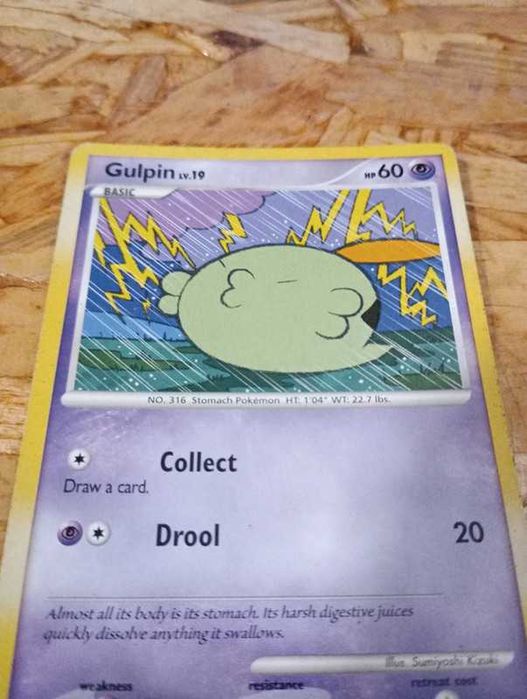 Gulpin 66 / 99 - cartas pokémon