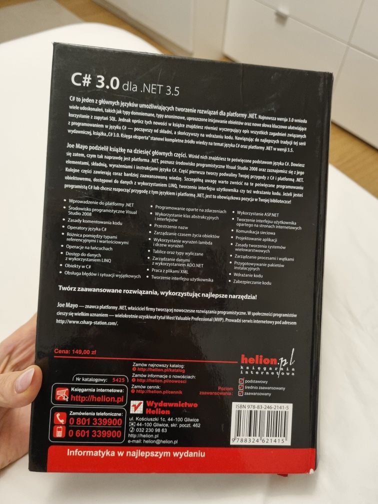 Książka C#3.0 dla.NET 3.5 księga eksperta