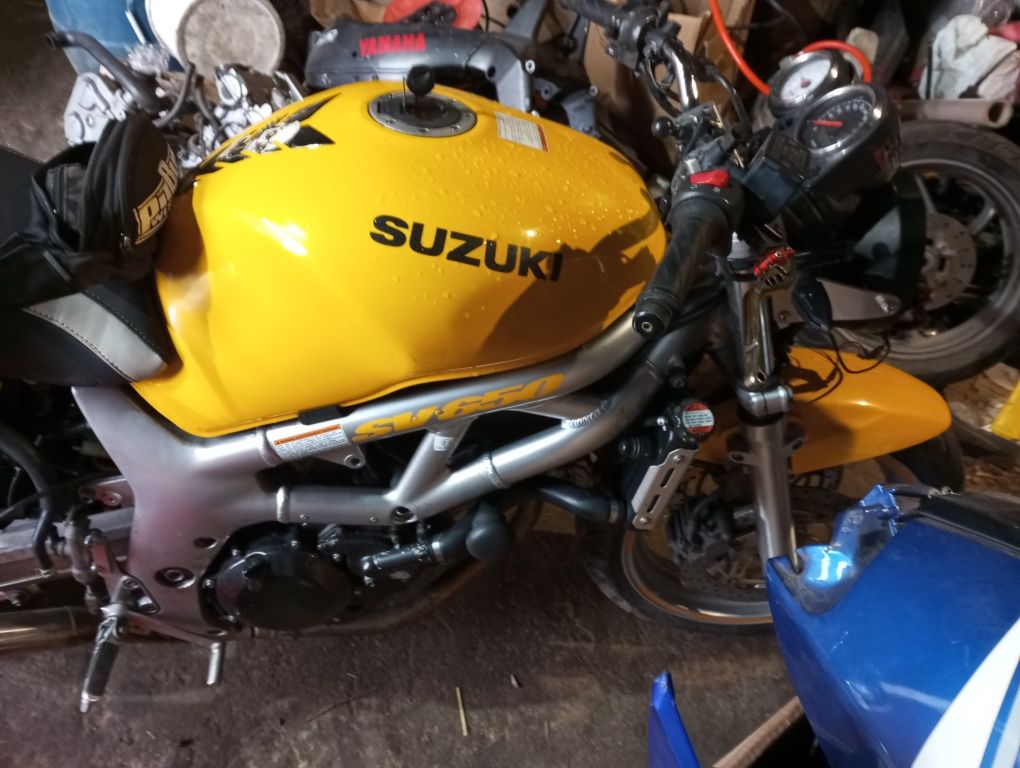 Suzuki sv650 lagi koła moduł silnik wydech alternator zacisk błotnik