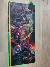 Dywan, podkładka pod mysz XXL RGB, Avengers 90x40