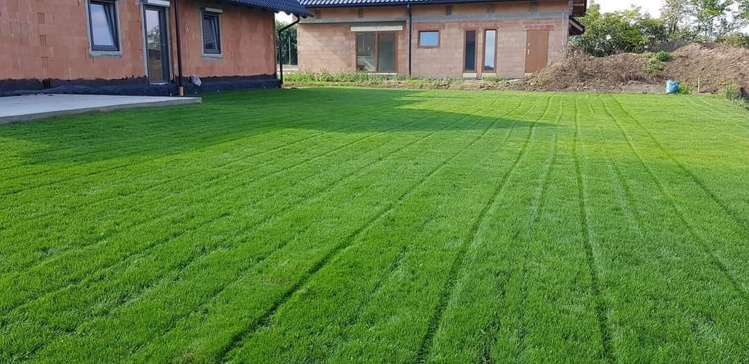 Zakładanie trawników, prace ogrodnicze, niwelacja terenu, wiercenie,