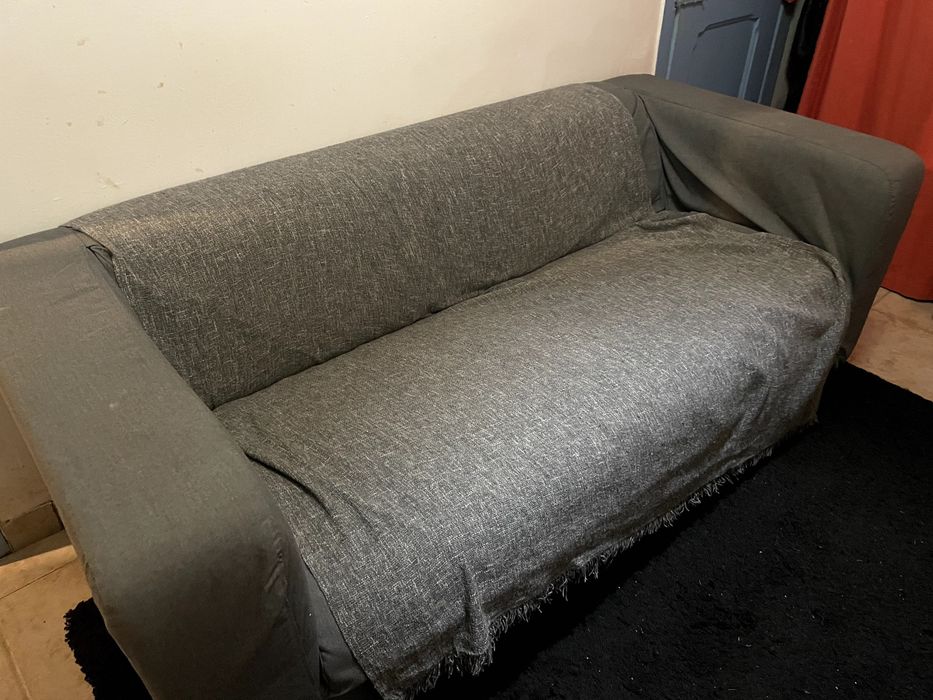 Sofá 2 lugares Klipan, Vissle cinz IKEA