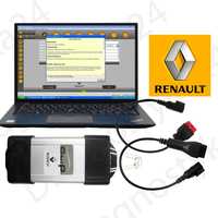 ZESTAW DIAGNOSTY Renault Dacia CAN CLIP Master Trafic Scenic + LAPTOP