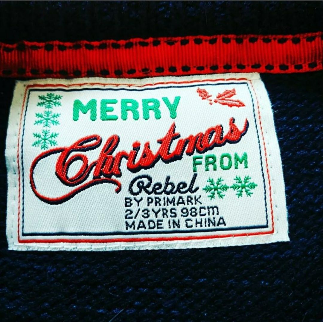 Дитячий новорічно-різдв ' яний светрик Merry Christmas від Primark.