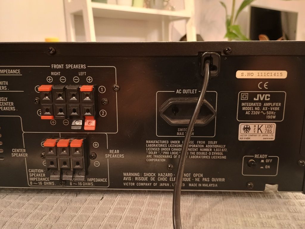 JVC AX-V4 Cyfrowy surround AV Receiver Wzmacniacz
