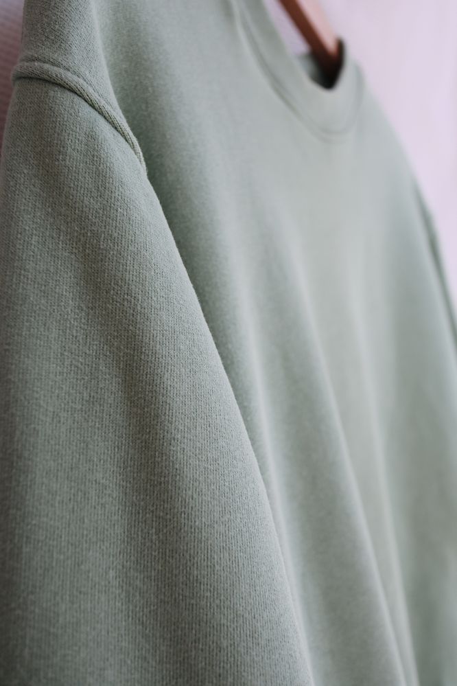 Arket Bawełniana bluza oversize szałwiowa zieleń