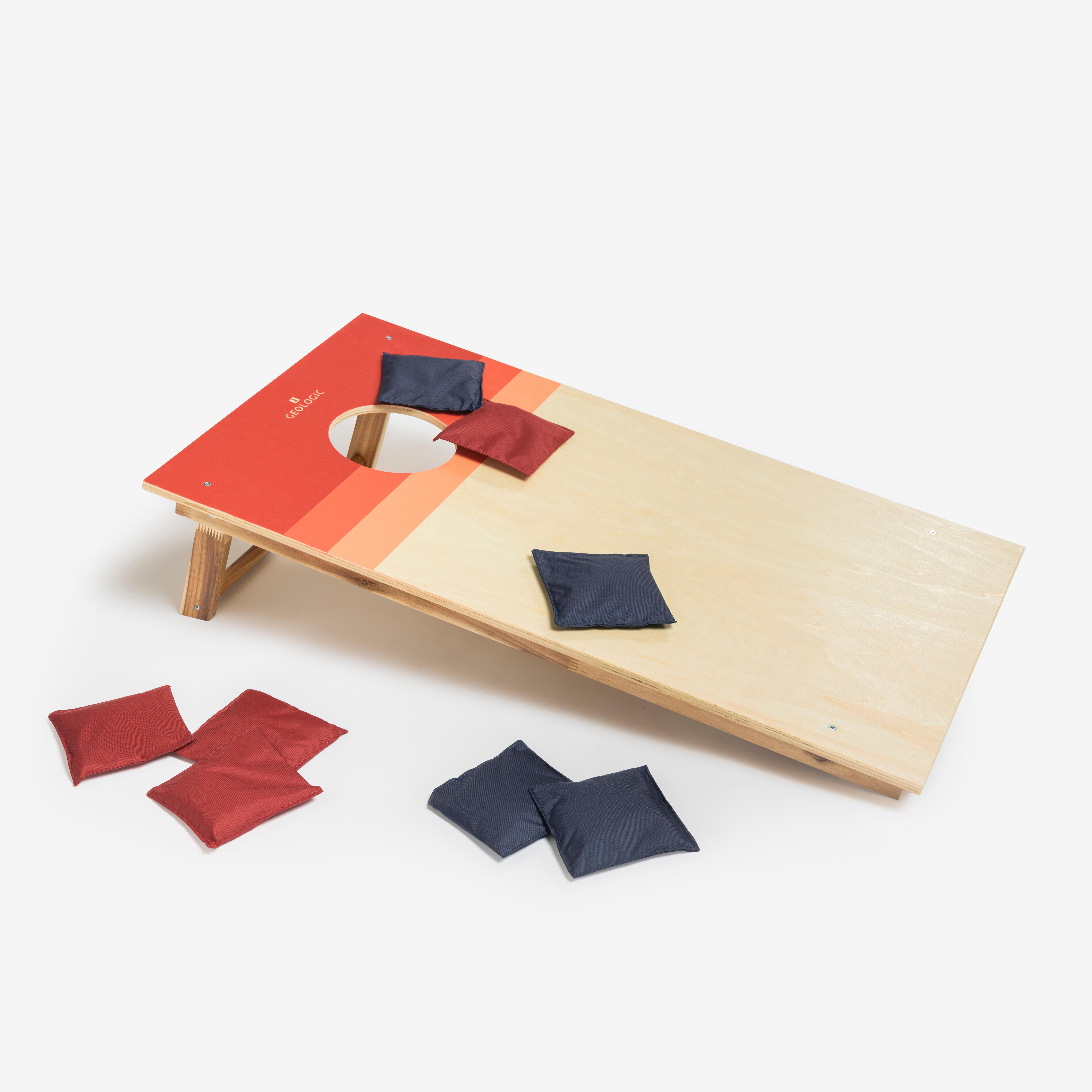 JOGO DE CORNHOLE PRONTO A JOGAR COMPACTO