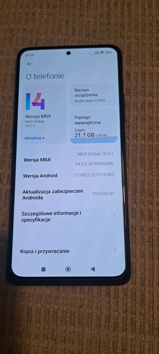 Telefon Redmi Note 10 Pro