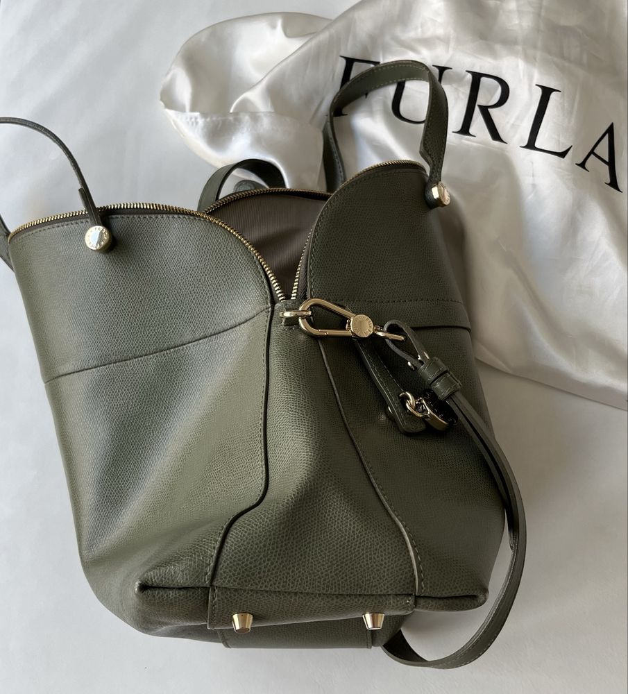 Mala Furla como nova verde azeitona, a cor que combina com tudo!