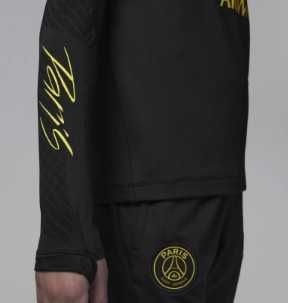 Camisola Paris Saint-Germain Preto x Jordan (Slim Fit - M)