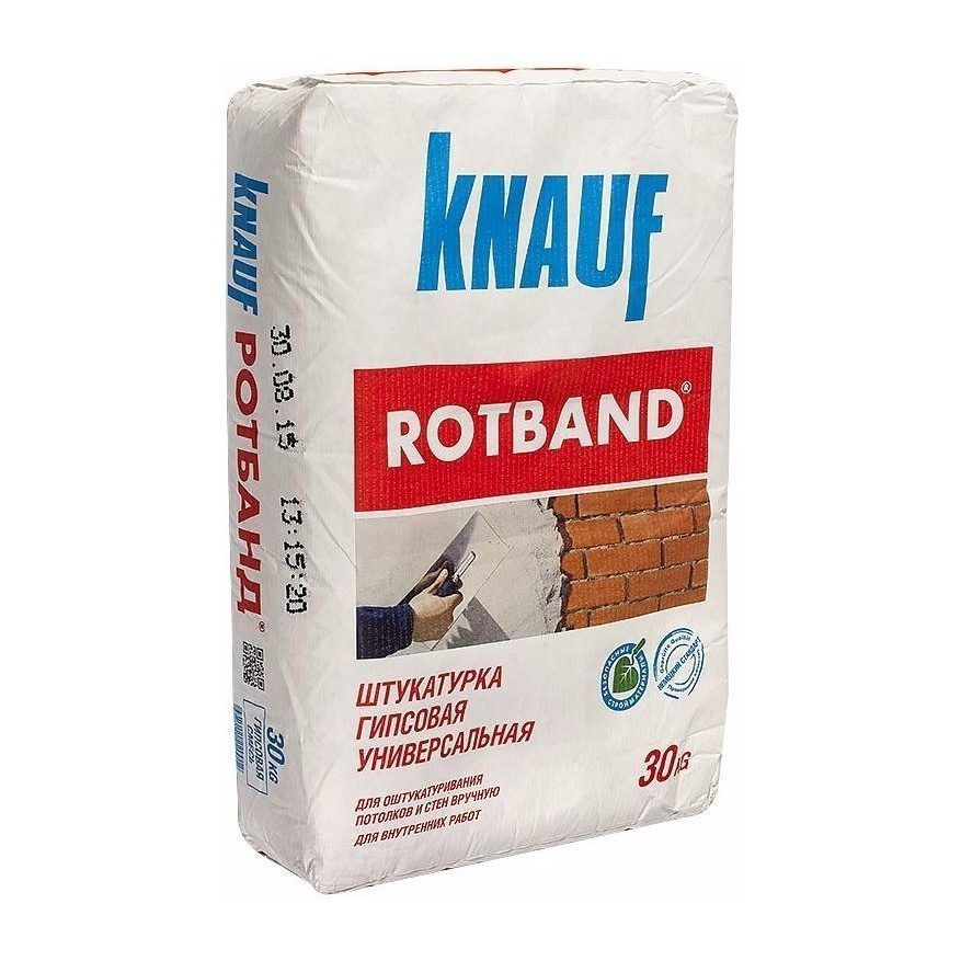Штукатурка Кнауф (Knauf) Ротбанд (Rotband) 30кг гипсовая универсальная
