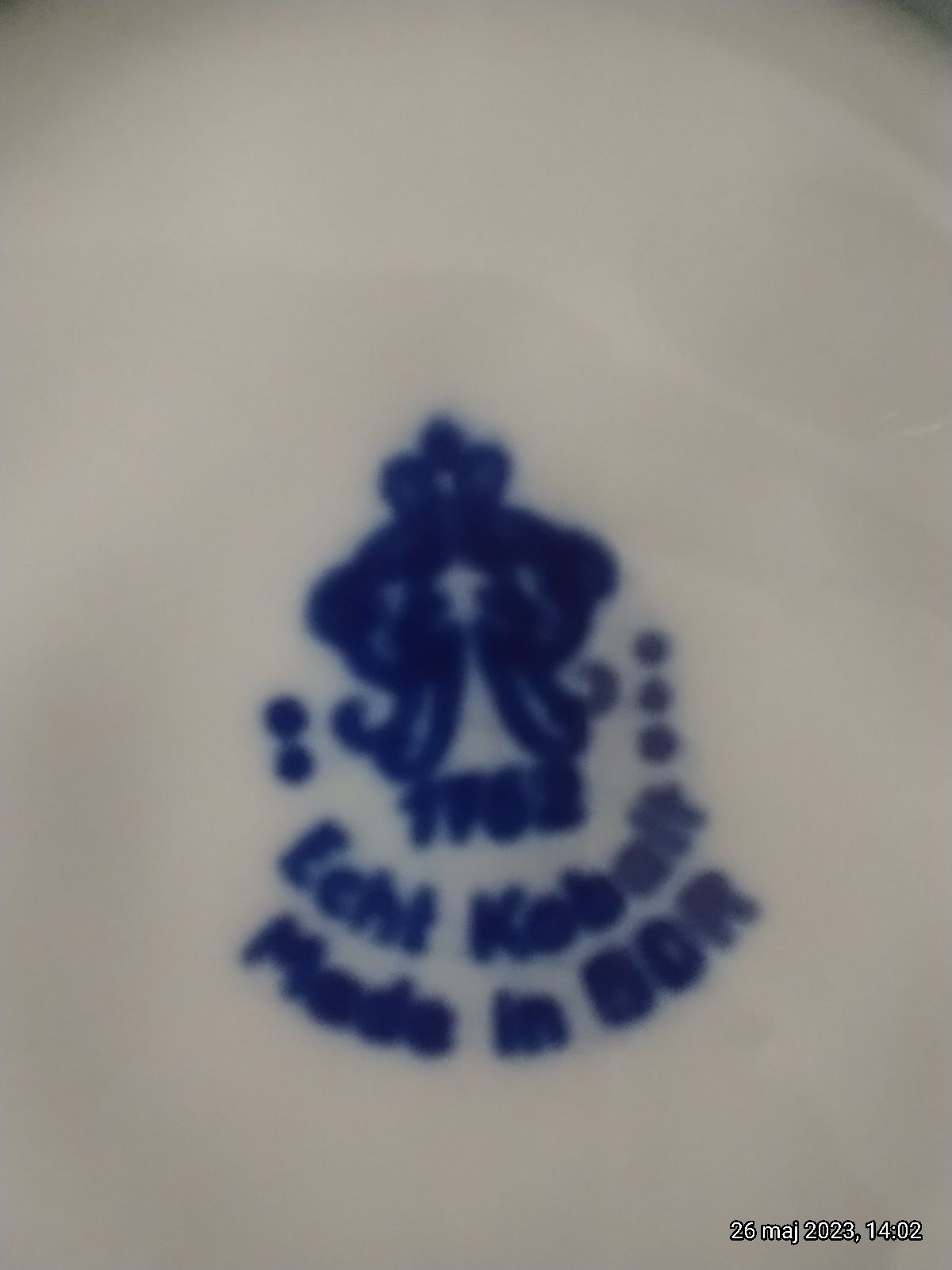 Popielniczka porcelanowa Echt Kobalt