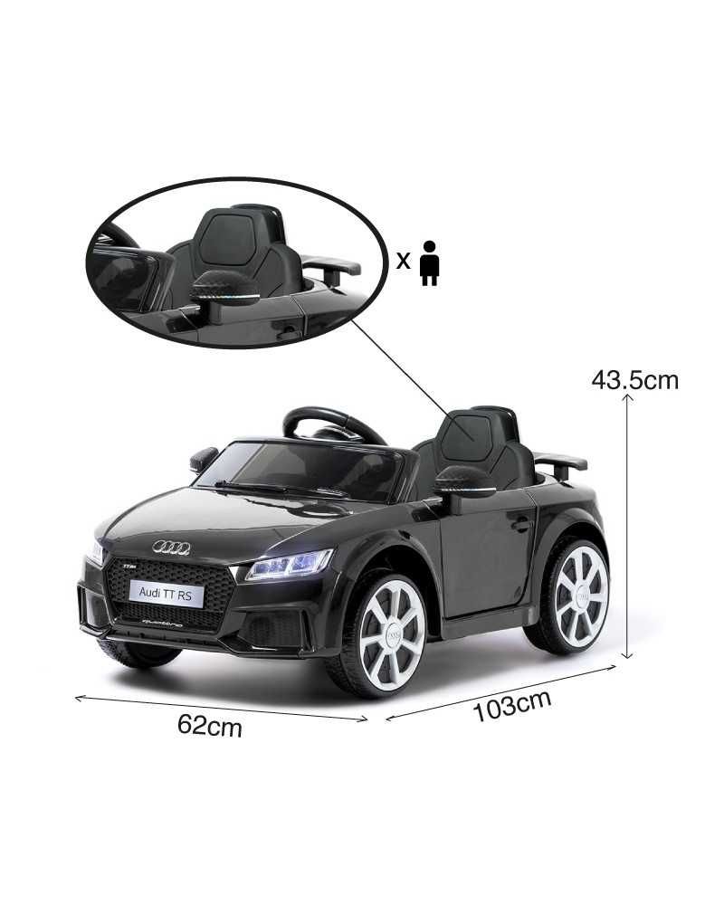 Audi TT RS - Carro para Criança com Rádio e Telecomandado à Distância
