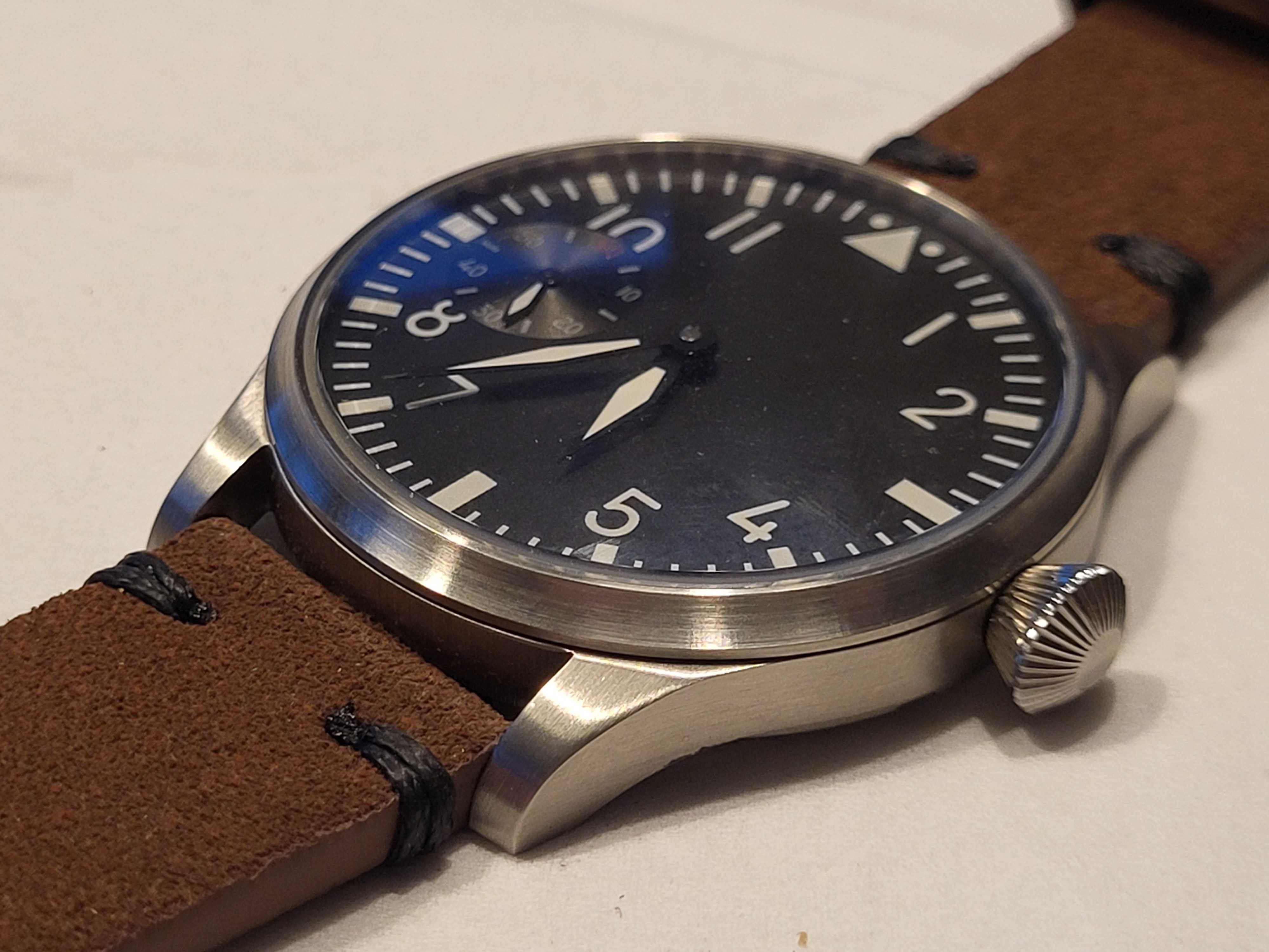 Zegarek mechaniczny Parnis pilot