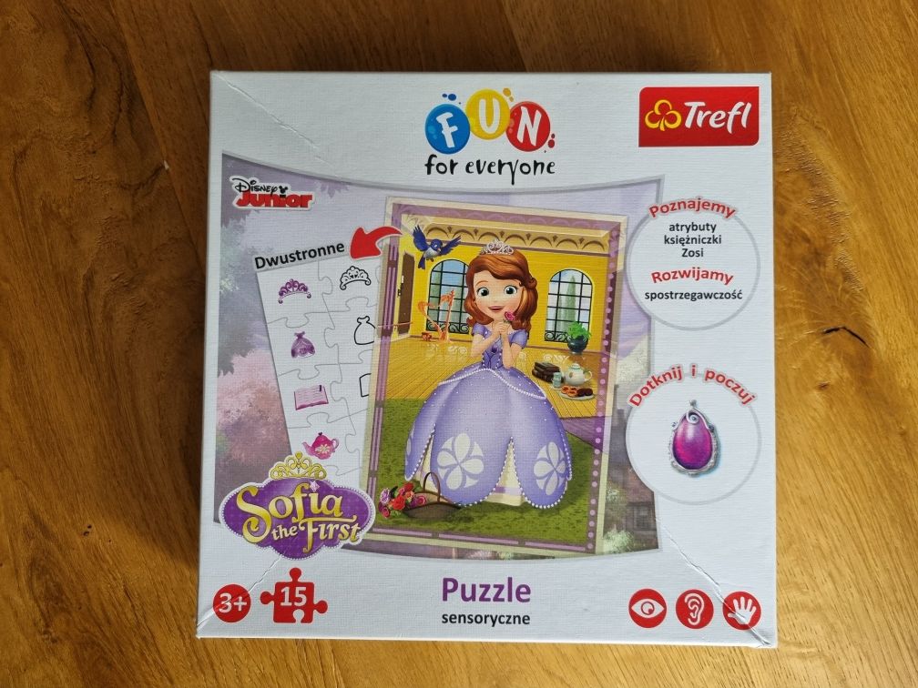 Puzzle sensoryczne trefl Zosia Sofia the first