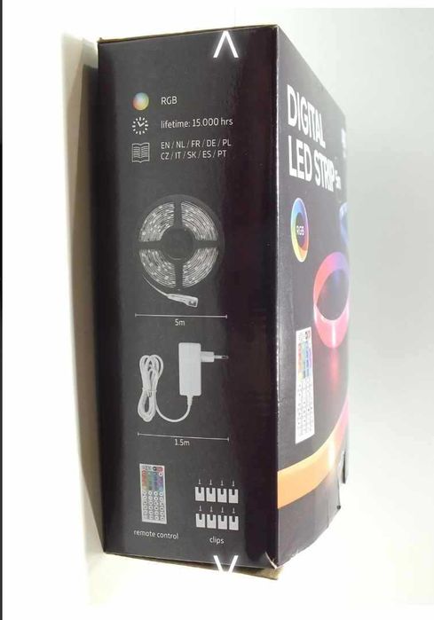 Taśma LED 5M RGB Digital LED STRIP 400 Lumen Pilot 30LEDS/M