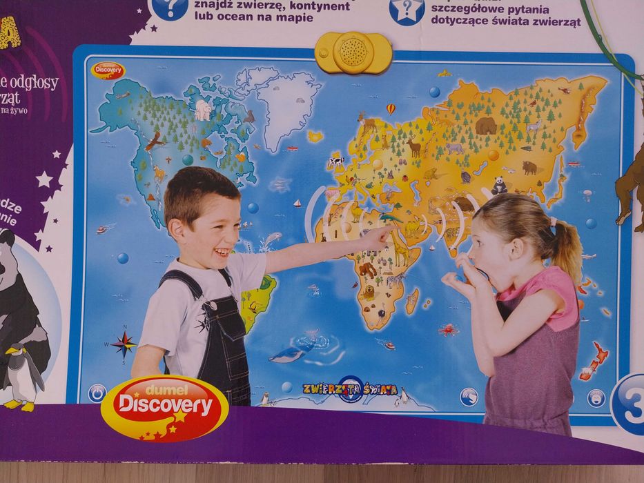 Dumel Discovery Interaktywna mapa Zwierzęta Świata