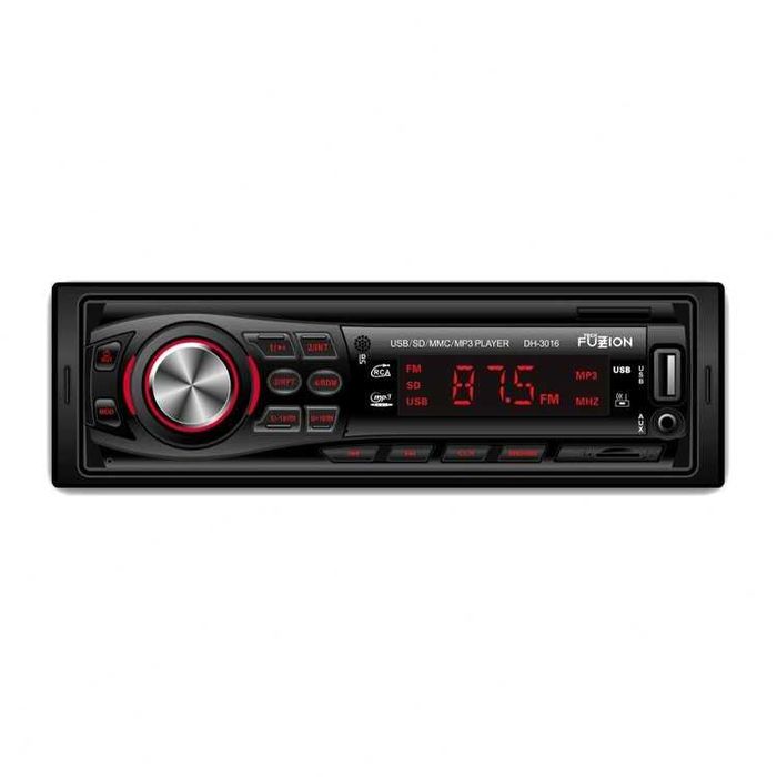 AUTO-RÁDIO TECHFUZZ DH-3016-MP3-USB/Cartão TF-ISO-AB-Painel FIXO 4x50w