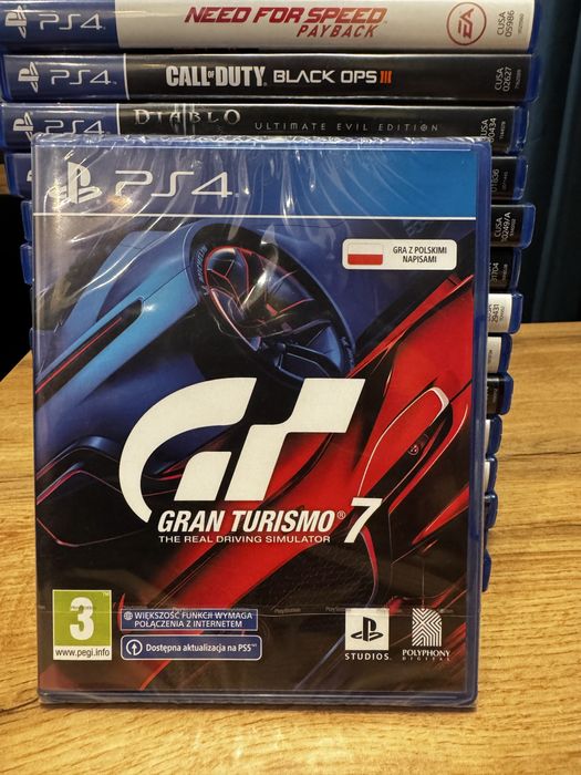 Gran Turismo 7 GT7 PS4 nowe folia