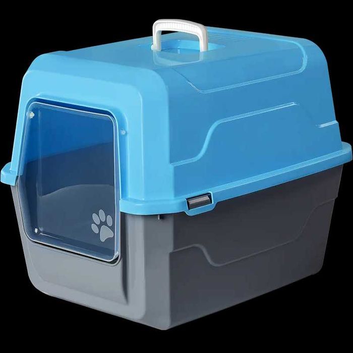 DUŻA Kuweta zamknięta dla kota na żwirek z filtrem + GRATIS Łopatka