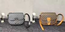 Torebka Hourglass Michael Kors Grafit Brazowa malutka monogram