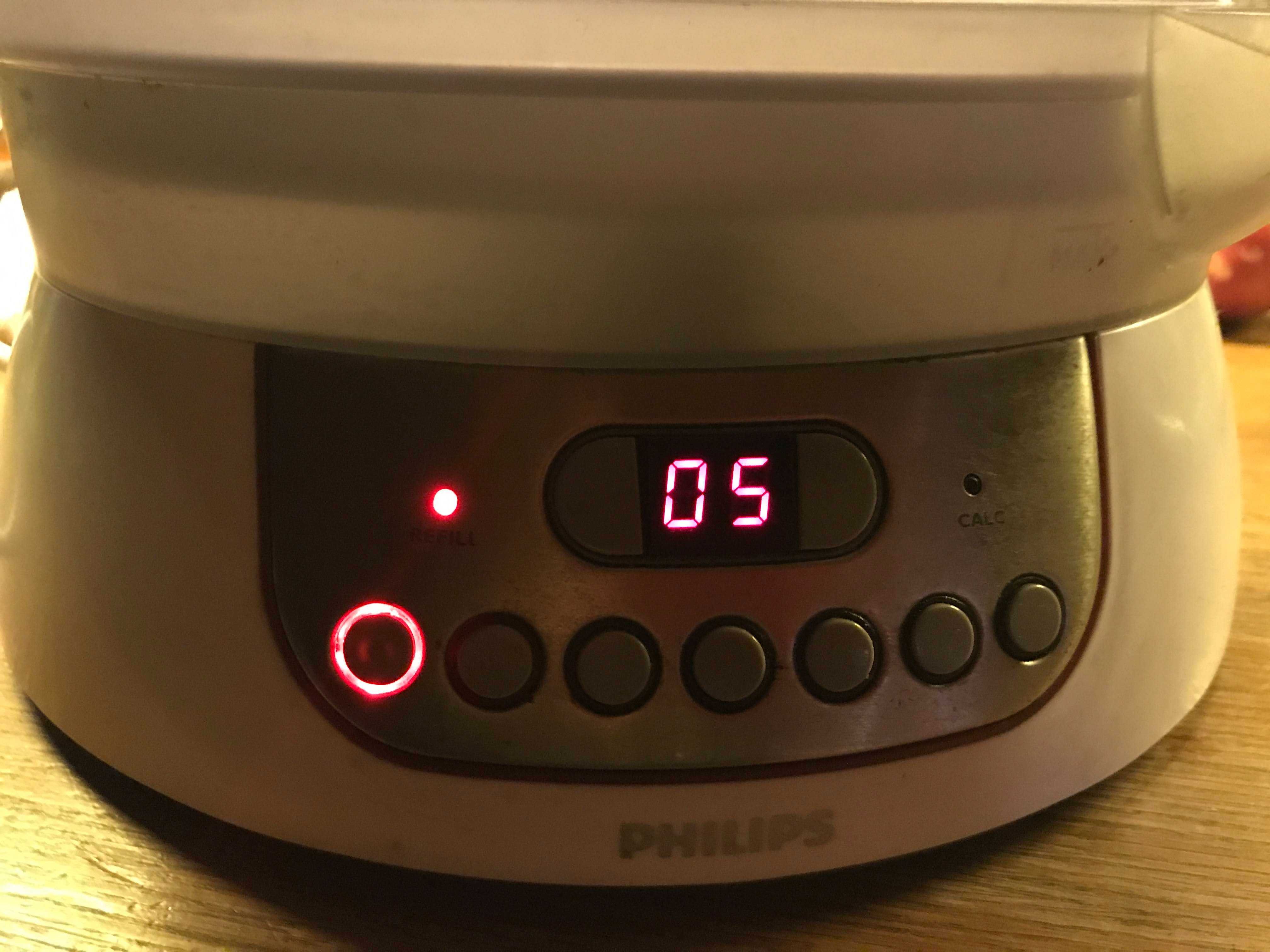 Parowar Philips HD 9140 do gotowania na parze. Zdrowe gotowanie. 900W