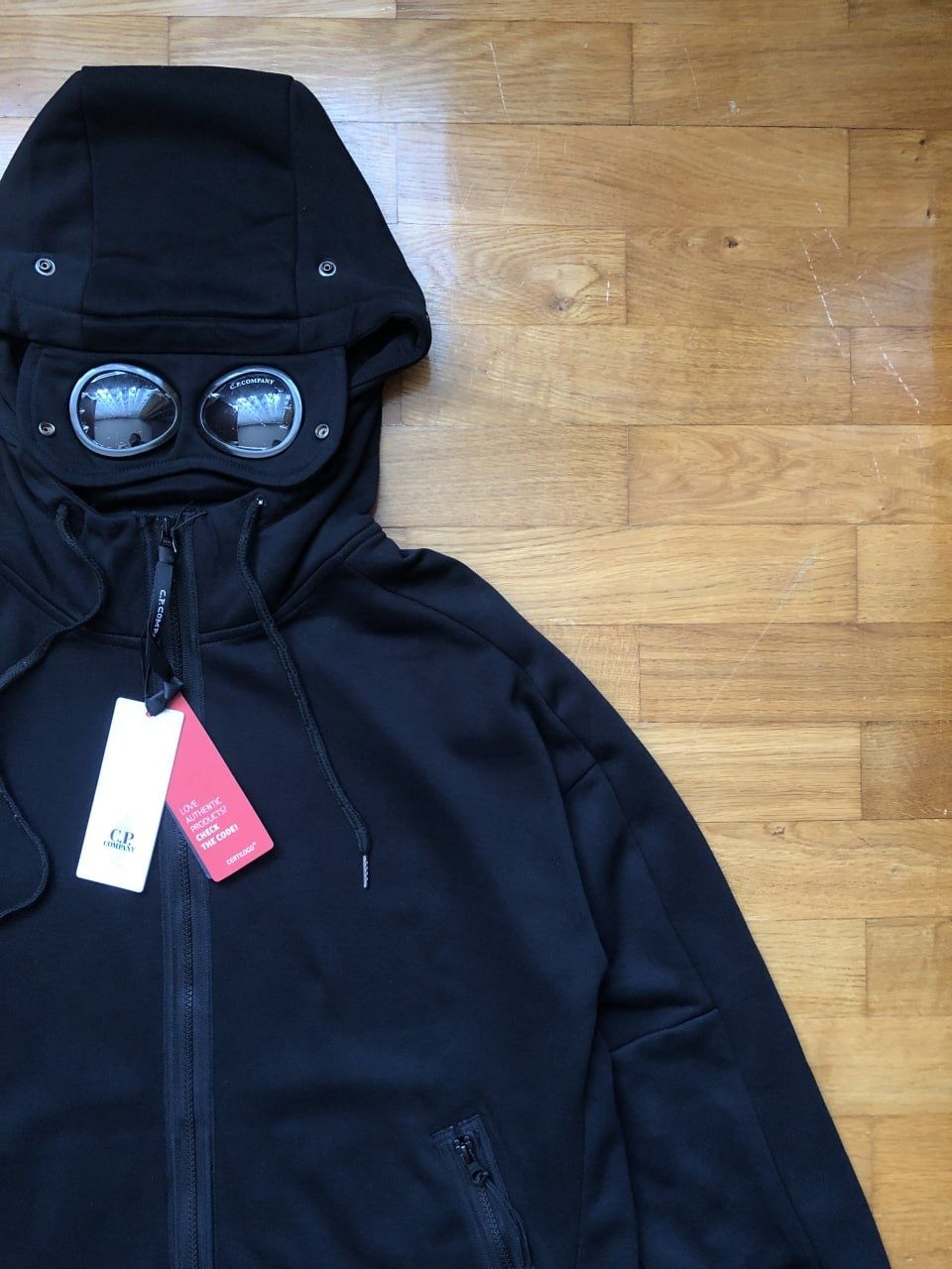 Зіп худі C.P. Company full zip Goggle Hoodie black