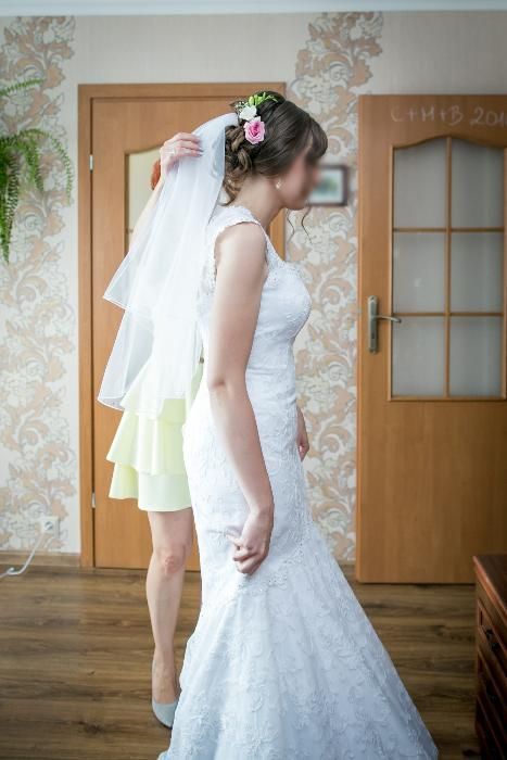 Suknia ślubna typu syrenka