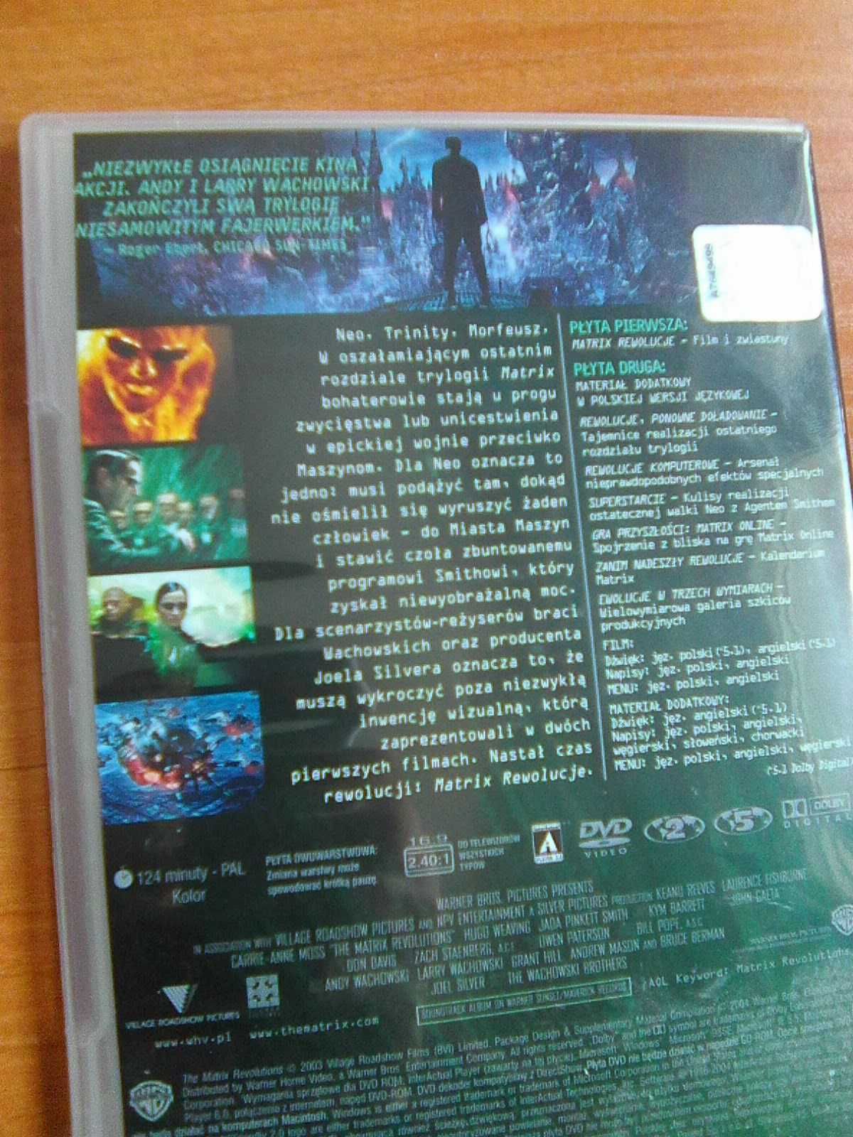 Matrix Trylogia (Matrix Trylogy) (DVD)