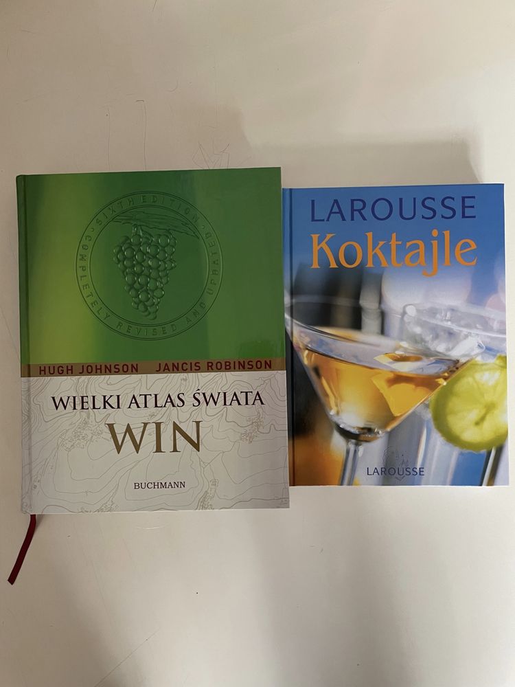 Wielki atlas świata win + Koktajle Larousse