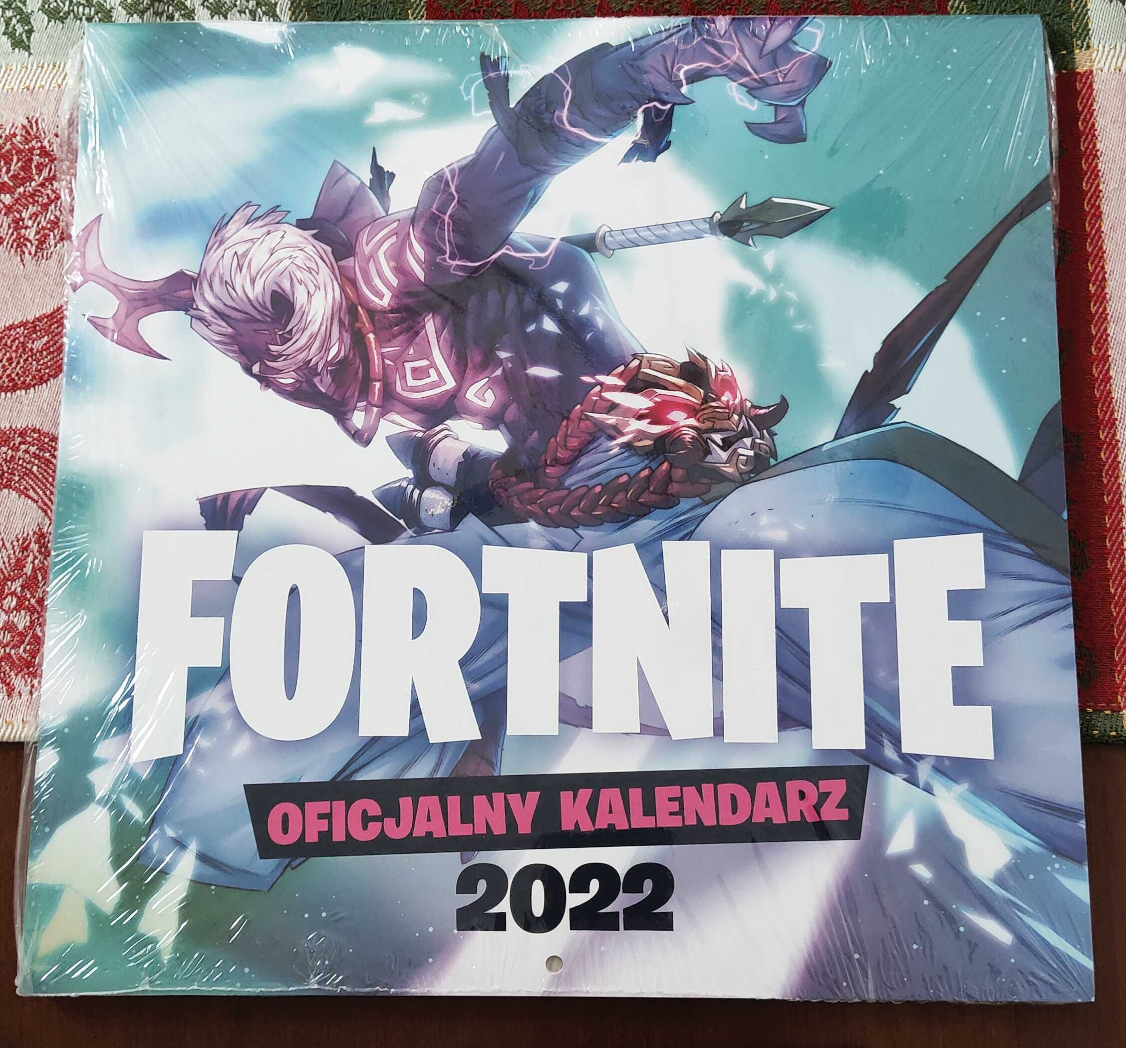 Zestaw gracza Fortnite -2 książki, dziennik oraz kalendarz z grafikami