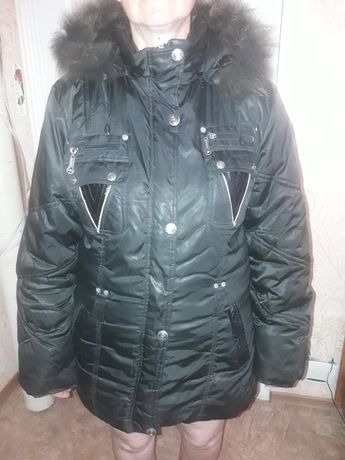 Куртка женская зимняя - 48 размер / теплая /куртка жіноча зимова тепла