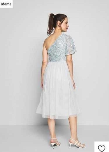 Sukienka ciążowa ASOS Maya Deluxe midi okazjonalna baby shower