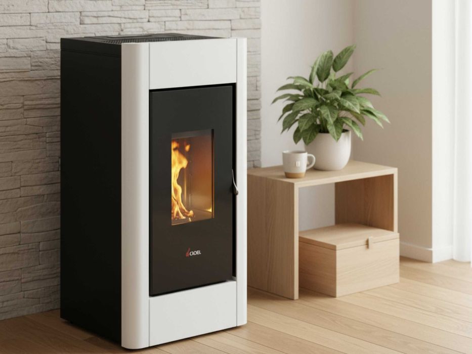 Piecyk na pellet piec wolnostojący Cadel Sweet 7kw AIR Powietrzny A+