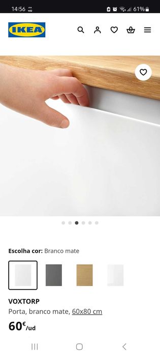 Porta de Armário Ikea VOXTORP