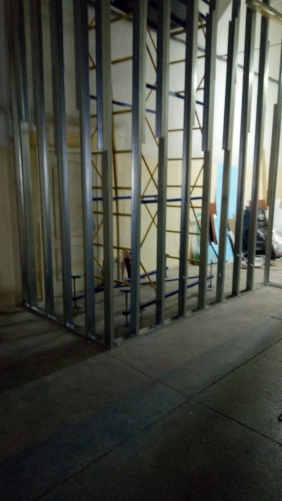 Перегородки ГКЛ 300 грн. Стены ГКЛ.  Гипсокартонщики,Маляра. Расценки