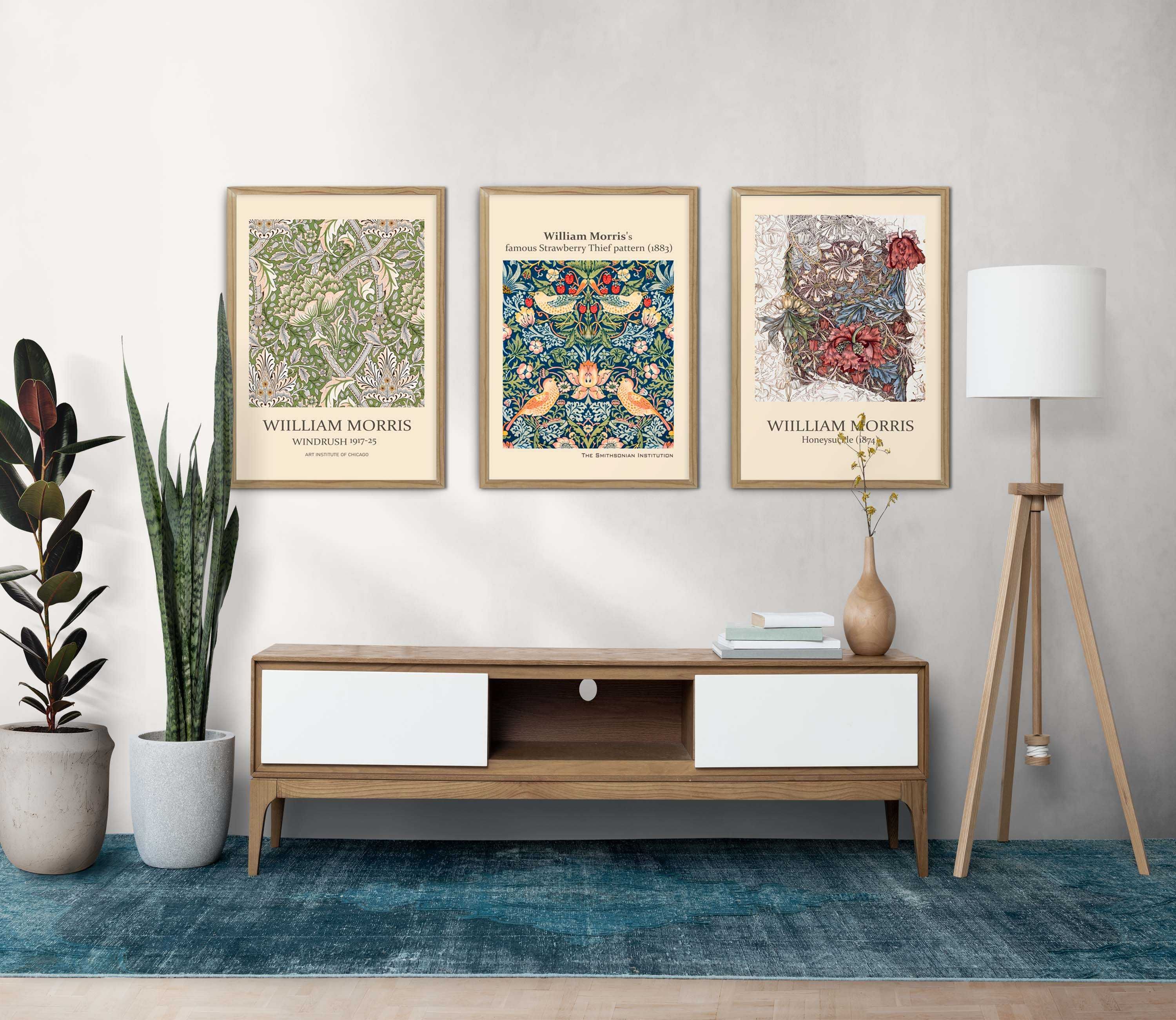 Duży zestaw plakatów 3x 50x70 cm Tryptyk do salonu (set110)