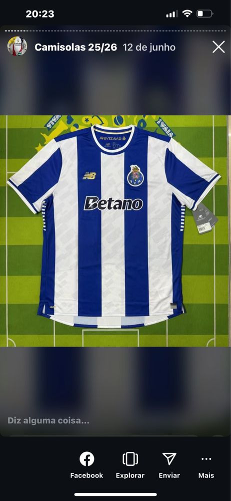 Camisolas de clubes