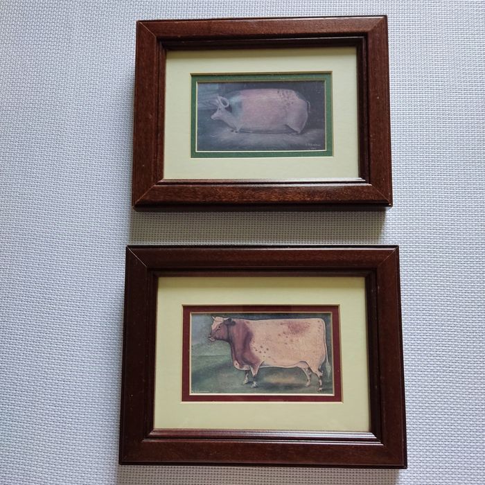 N. Schneeman vintage Folk Art